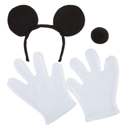 "MÄUSCHEN" Dress- Up- Set (Ohren, Hut, Nase, Handschuhe) – Vorderansicht