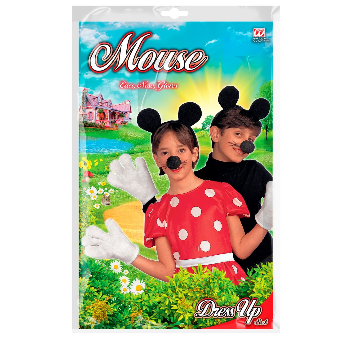 "MÄUSCHEN" Dress- Up- Set (Ohren, Nase, Handschuhe) – Detailansicht