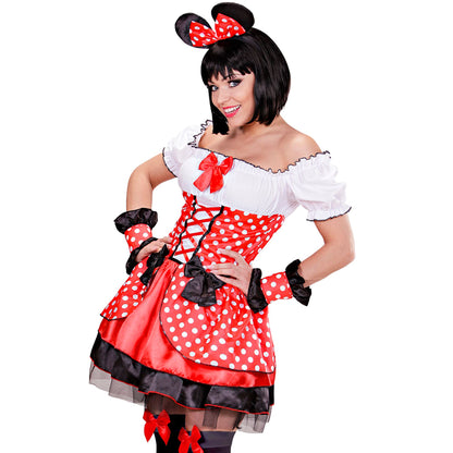 "MÄUSCHEN" (Kleid, Armstulpen, Ohren) – Vorderansicht