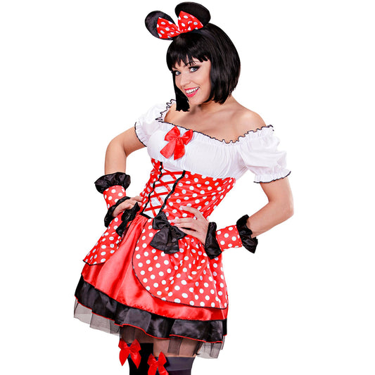 "MÄUSCHEN" (Kleid, Armstulpen, Ohren) – Vorderansicht