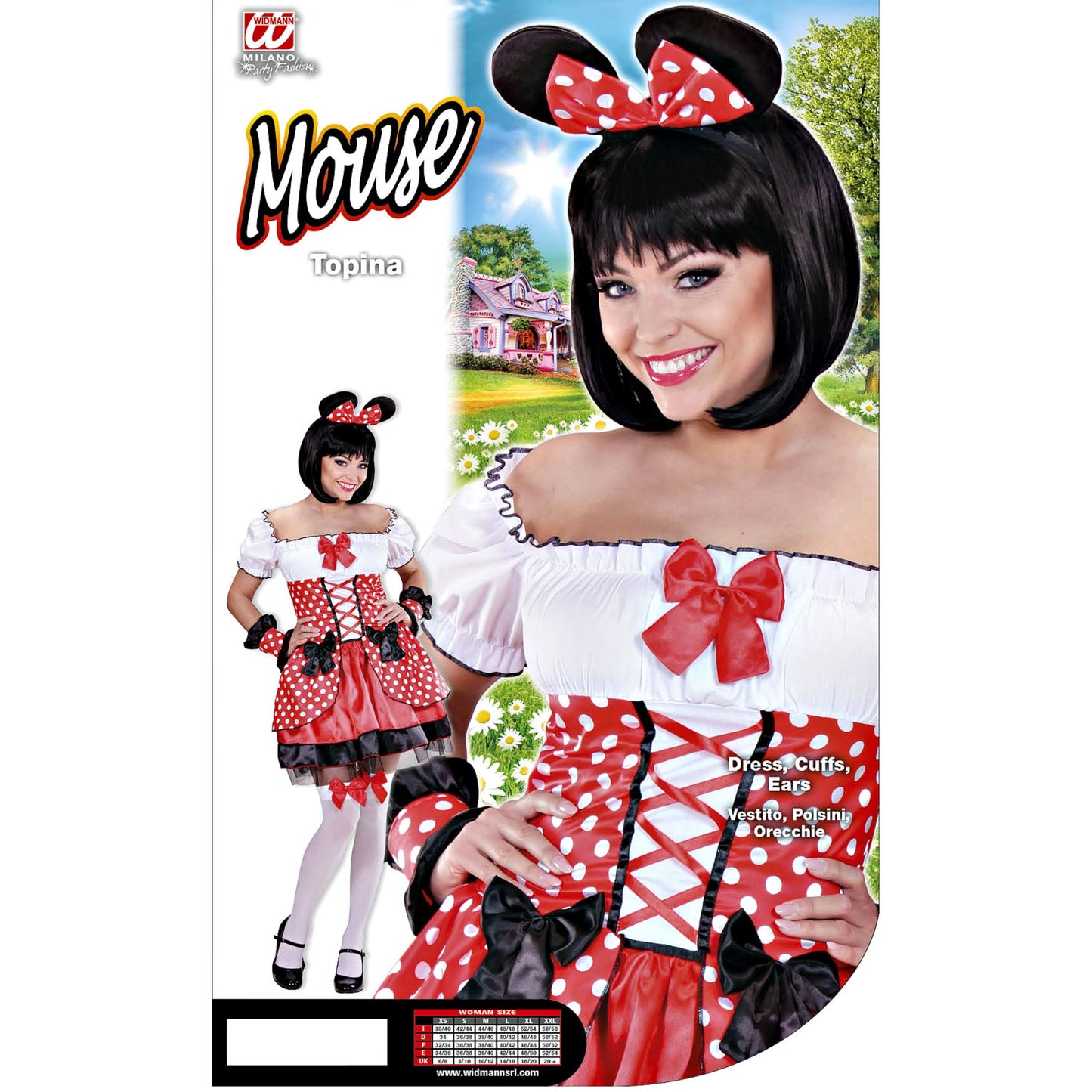 "MÄUSCHEN" (Kleid, Armstulpen, Ohren) – Ansicht 4