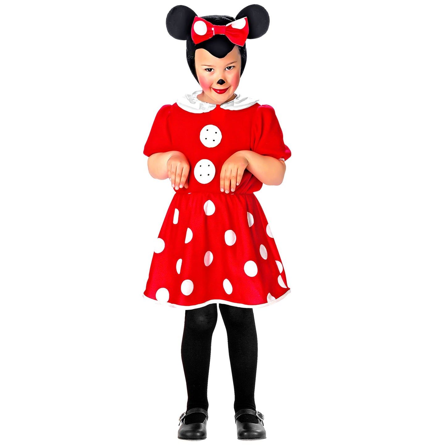 "MÄUSCHEN" (Kleid, Kopfbedeckung) – Vorderansicht