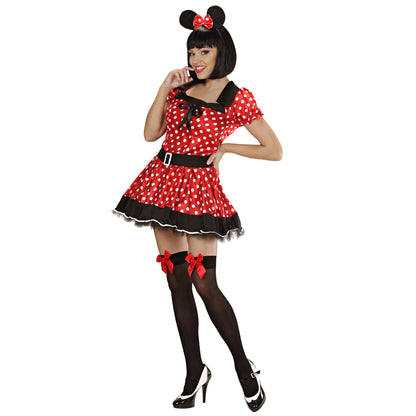 "MÄUSCHEN" (Kleid mit Unterrock, Ohren) – Vorderansicht