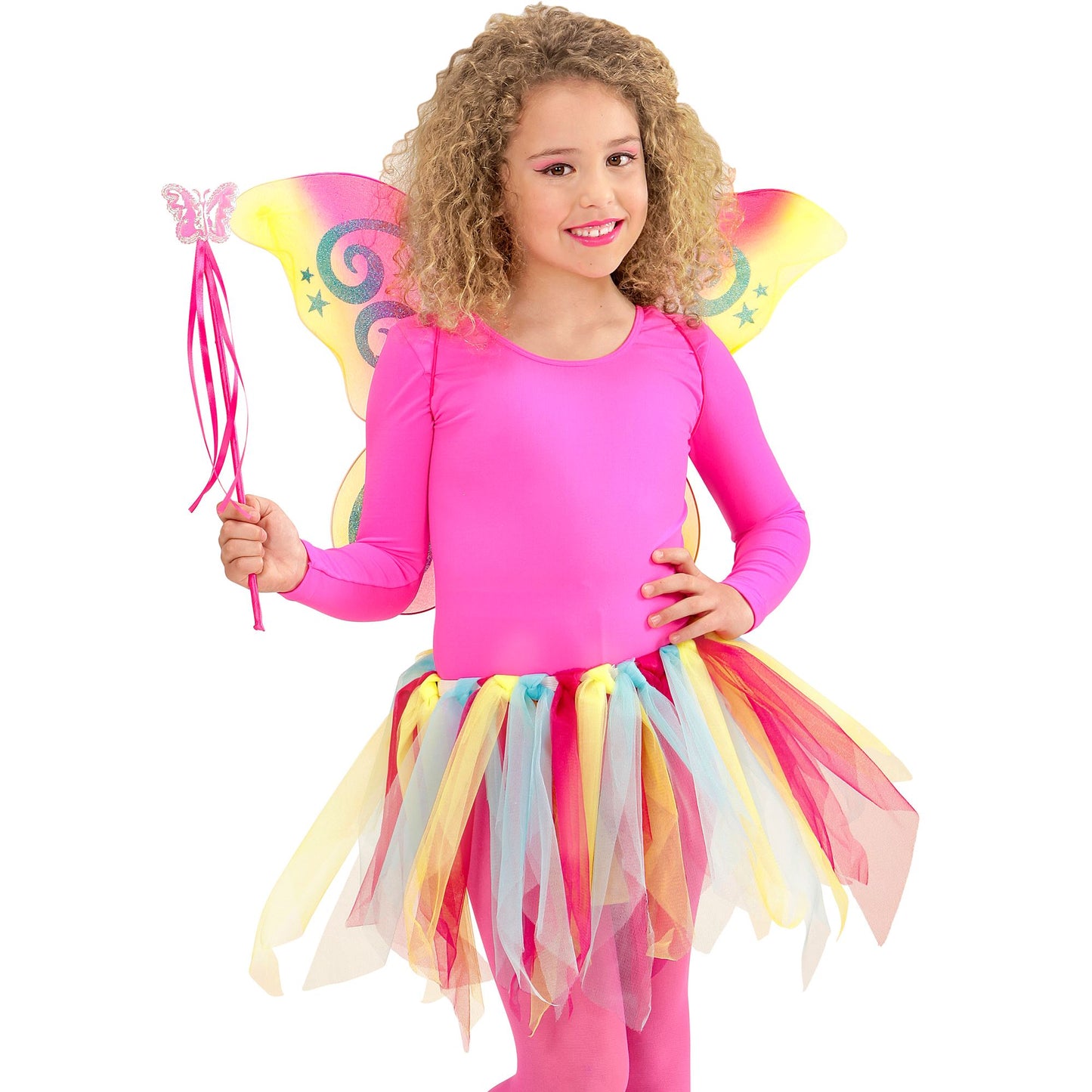"MAGIC FAIRY" bunt (Tutu, Flügel, Feenstab) – Ansicht 4