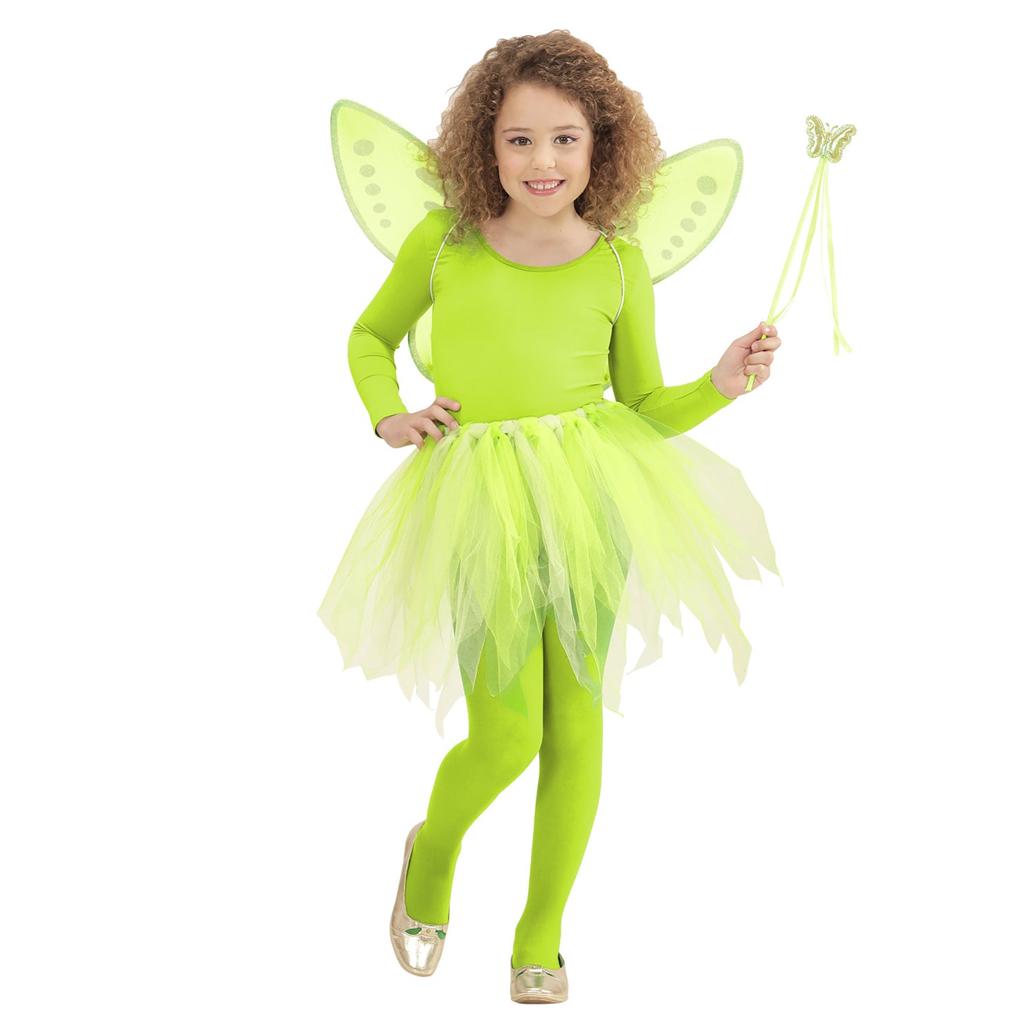 "MAGIC FAIRY" grün (Tutu, Flügel, Feenstab) – Ansicht 4