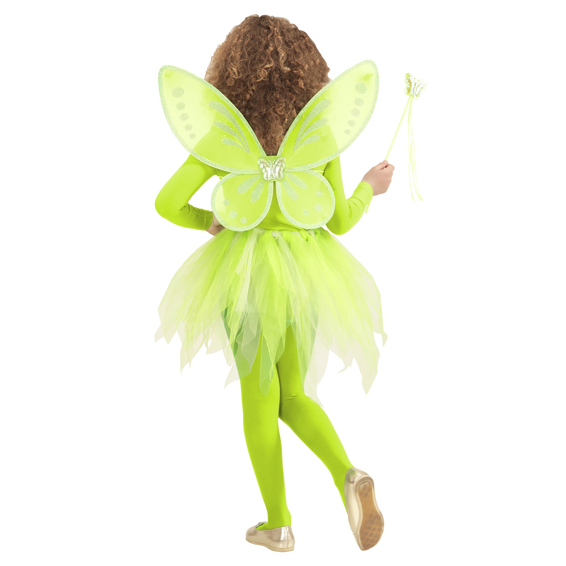 "MAGIC FAIRY" grün (Tutu, Flügel, Feenstab) – Ansicht 5