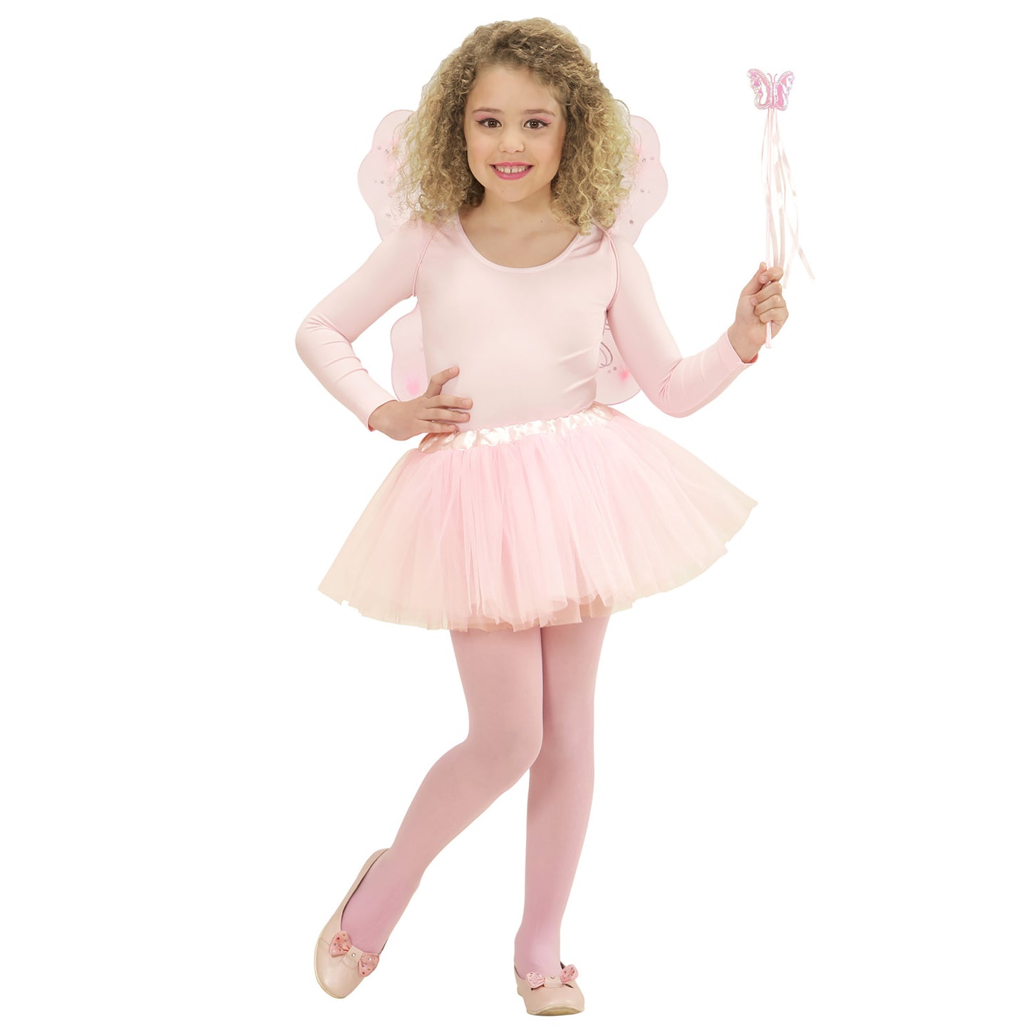 "MAGIC FAIRY" rosa (Tutu, Flügel, Feenstab) – Ansicht 4
