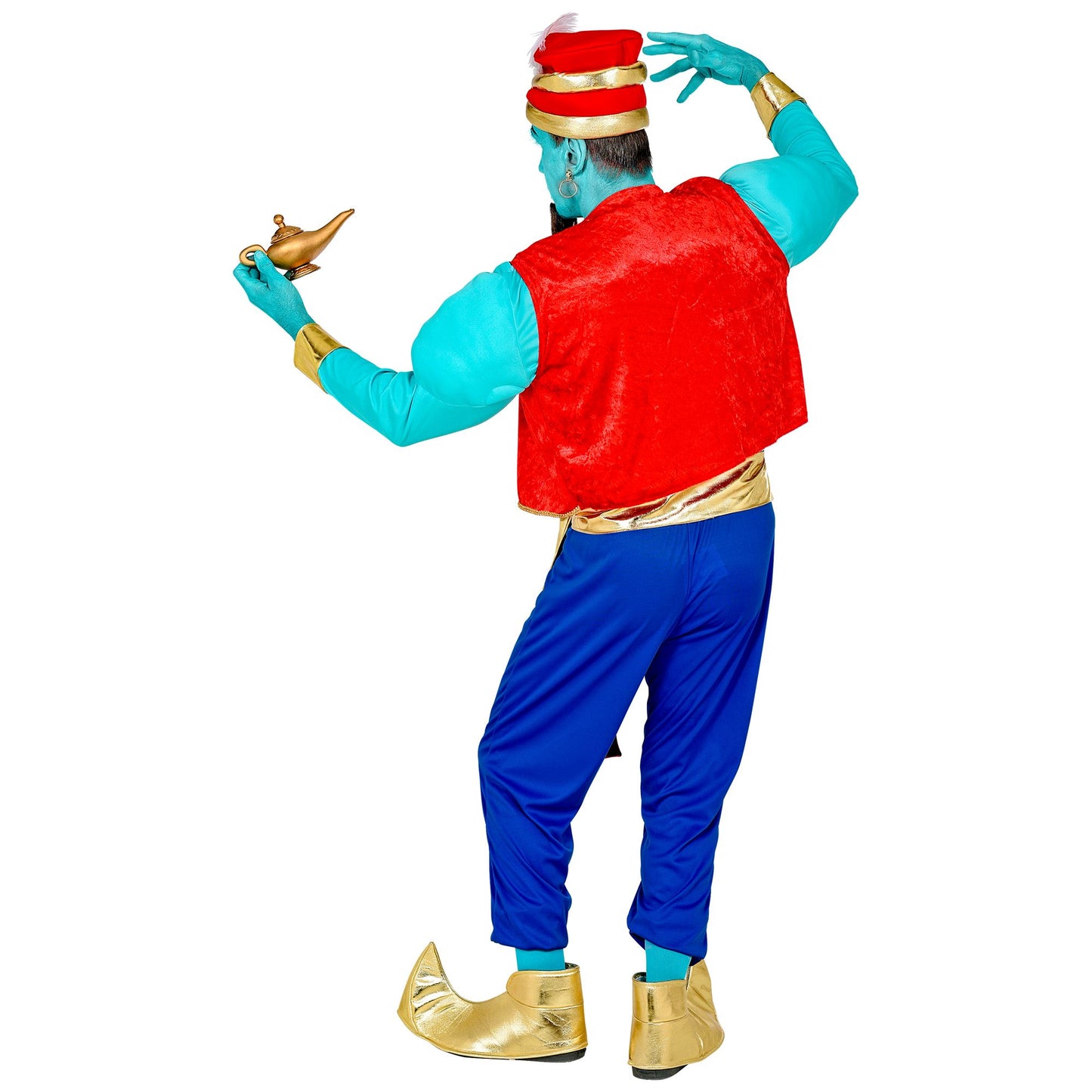 "MAGISCHER GENIE" (Muskelhemd, Weste, Hose, Schärpe, Schuhüberzieher, Turban) – Ansicht 4