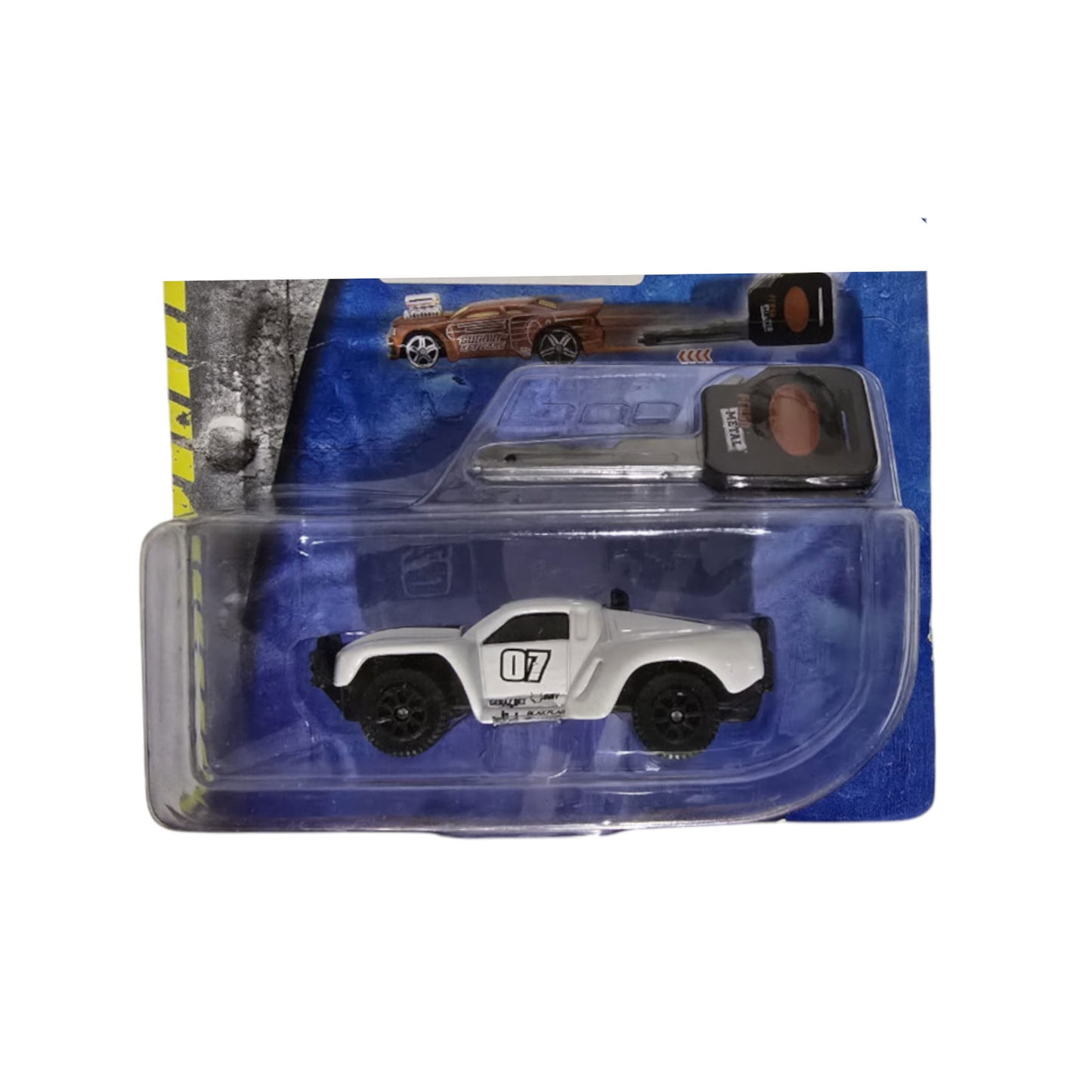 Maisto, Fresh Metal Burnin Key Cars, Spielzeugauto, 111634, Weiß, 3+ jahre