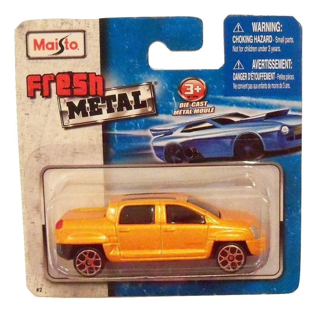 Maisto, Fresh Metal Miniature, 2002 GMC Terra4 Concept, Spielzeugauto, 11622, Gebranntes Orange, 1:64, 3+