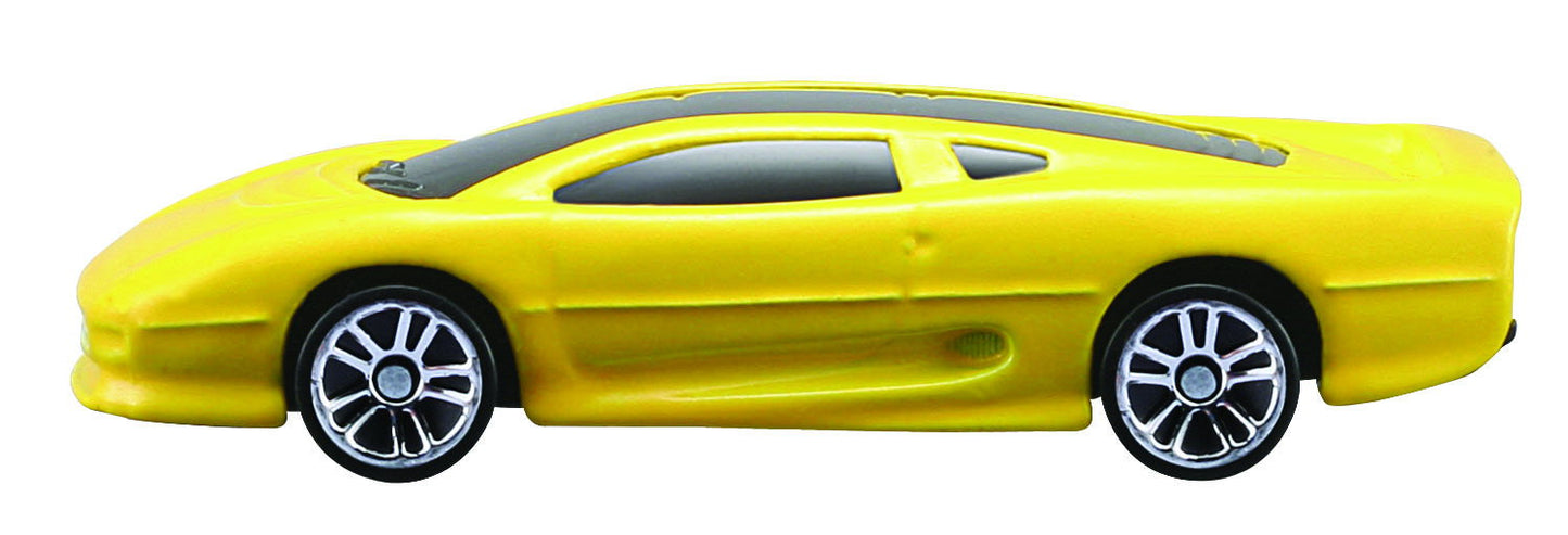Maisto, Fresh Metal Miniature, Jaguar XJ220, Spielzeugauto, 11626, Gelb, 1:64, 3+