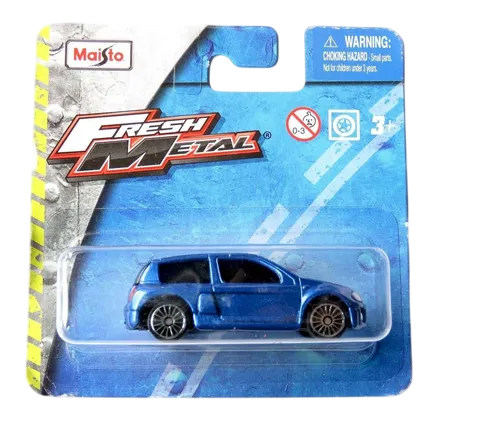Maisto, Fresh Metal, Renault Clio V6 Sport, Spielzeugauto, 11410, Blau, 1:43, 3+