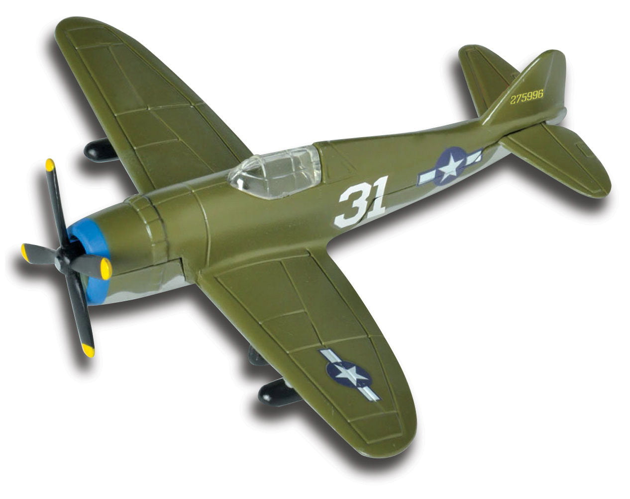 Maisto, Fresh Metal Tailwinds, Military Airplane P-47D Thunderbolt, Flugzeug, Armeegrün, 1/48, Für Jungen, 3+