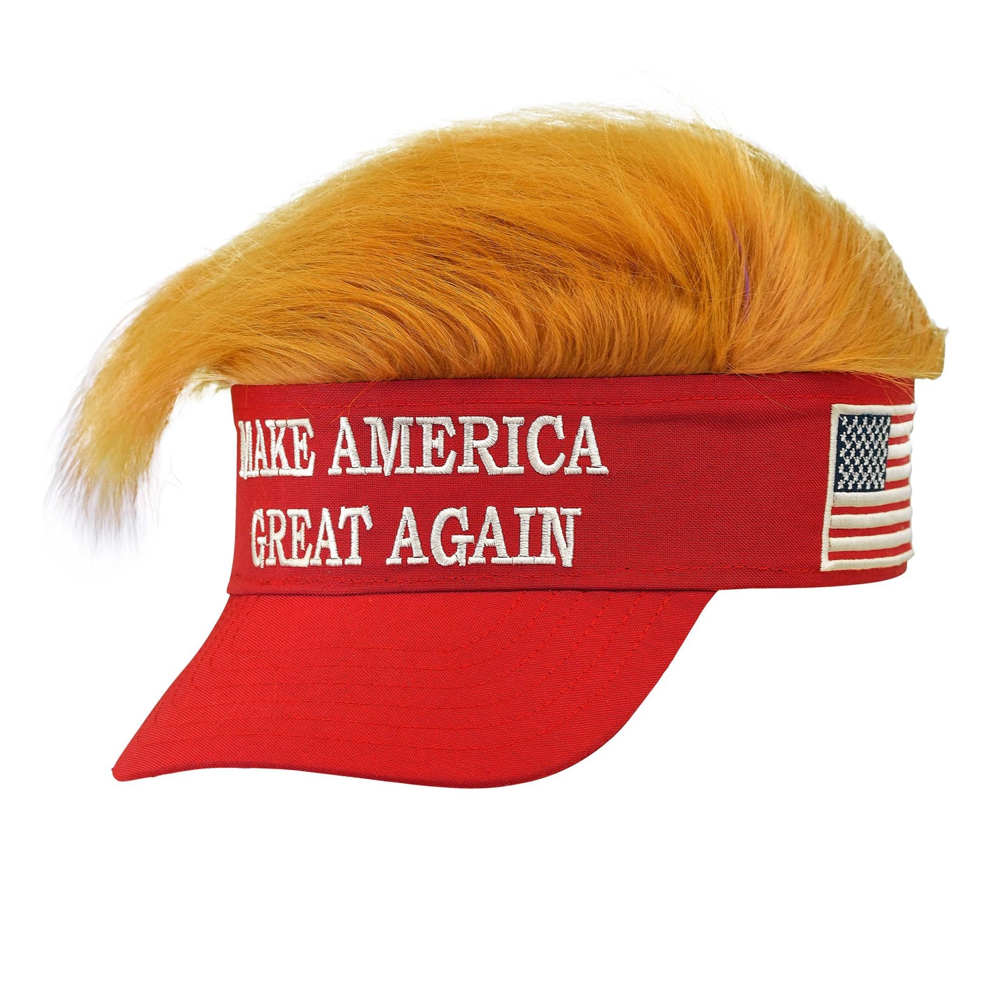 "MAKE AMERICA GREAT AGAIN SCHIRMMÜTZE MIT PLÜSCHHAAREN" – Vorderansicht