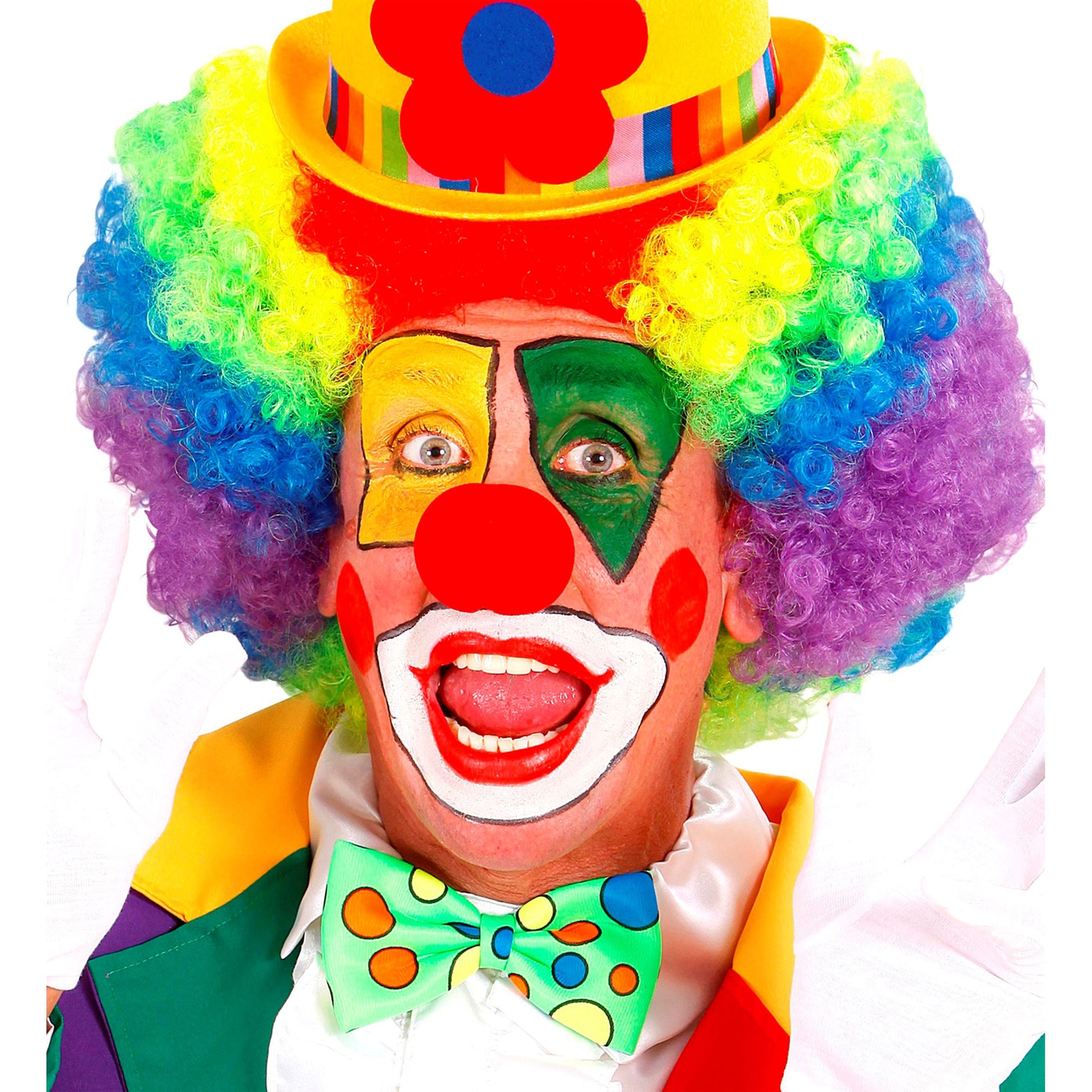 "MAKE UP SET CLOWN" (4 Schminkstifte, rotes und weißes Make Up in Schale, Pinsel) - Farben in Schale: 12 g, Schminkstifte: 8 g – Ansicht 3