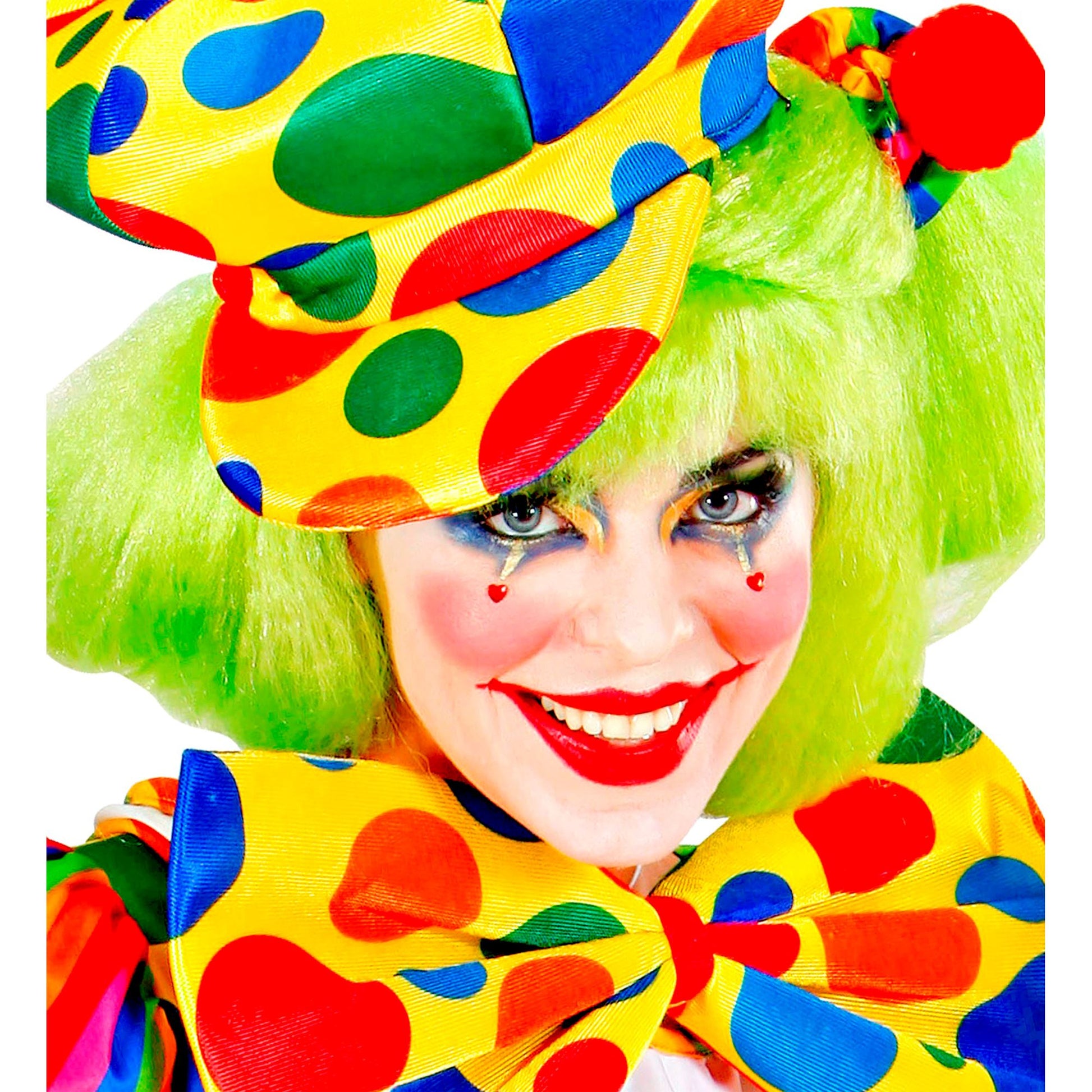 "MAKE UP SET CLOWN" (4 Schminkstifte, rotes und weißes Make Up in Schale, Pinsel) - Farben in Schale: 12 g, Schminkstifte: 8 g – Ansicht 4