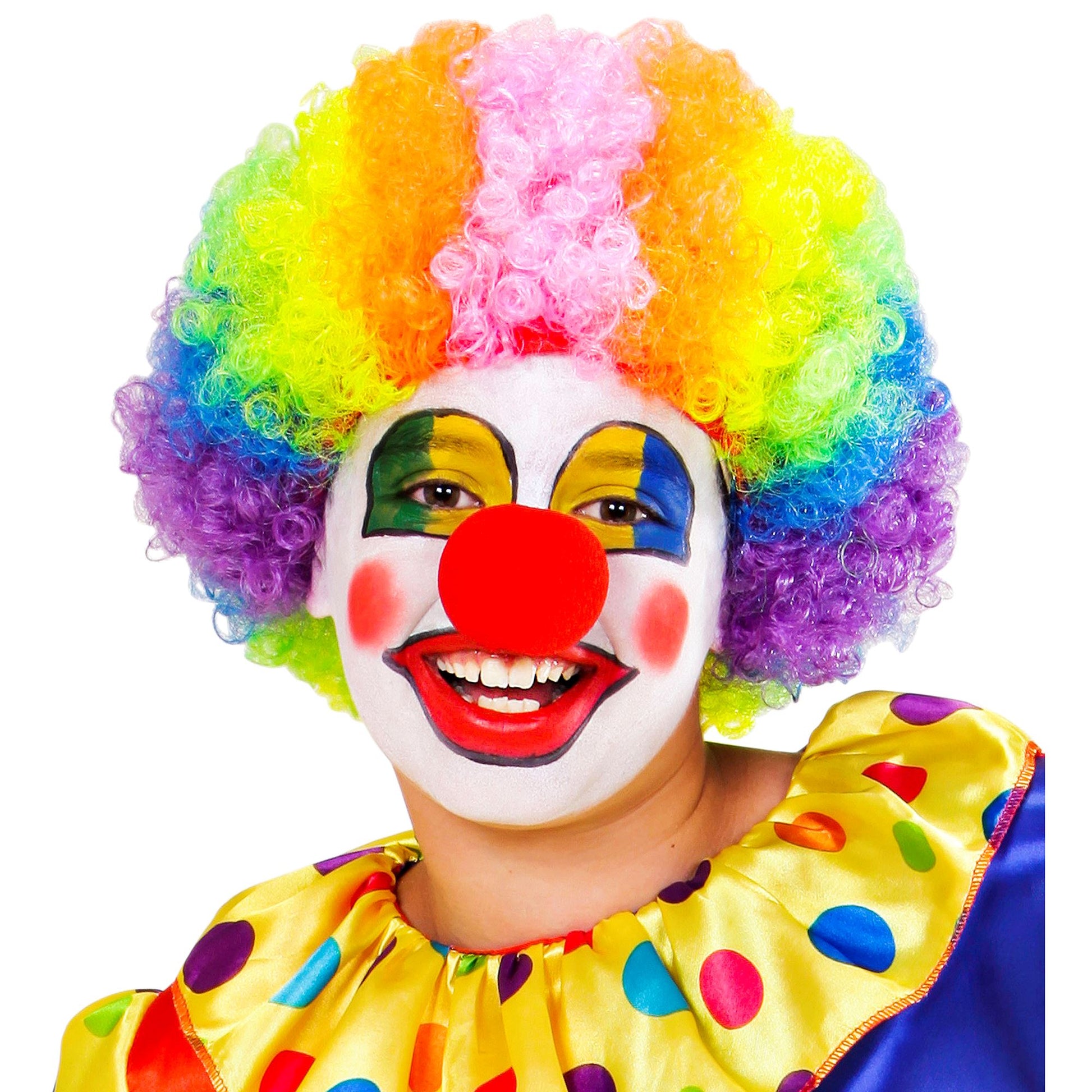 "MAKE UP SET CLOWN" (4 Schminkstifte, rotes und weißes Make Up in Schale, Pinsel) - Farben in Schale: 12 g, Schminkstifte: 8 g – Ansicht 5
