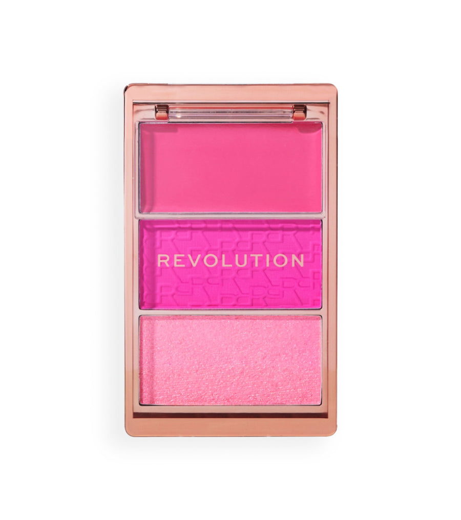 Makeup Revolution, Blush Icon, Rouge-Palette, Hot Pink Flag, 6.3 g