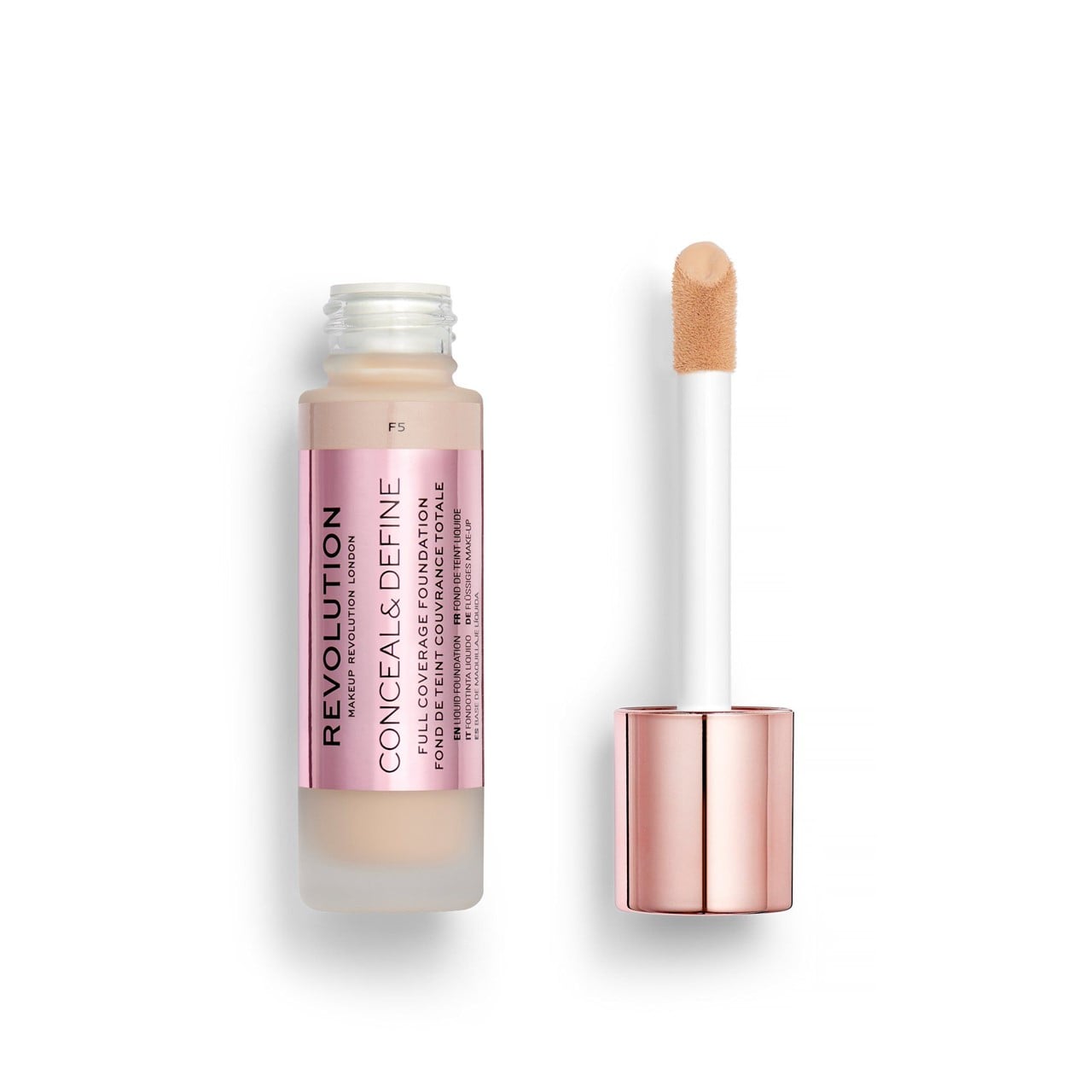 REVOLUTION MAKE UP REVOLUTION MAKE UP Conceal y Define Full Coverage Foundation F5 23 ml