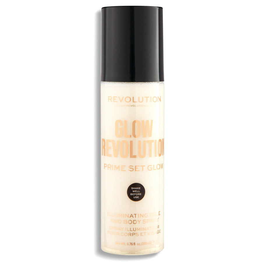 Makeup Revolution Makeup Revolution, Glow Revolution, Vegan, Erleuchtend, Spray, Für Gesicht & Körper, 200 ml Regular