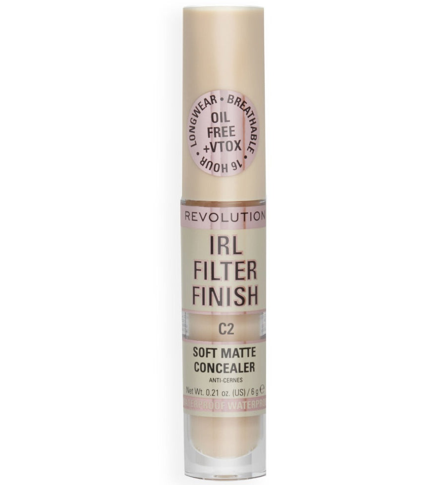 Makeup Revolution IRL Filter Finish Creme-Concealer C2, 6 g