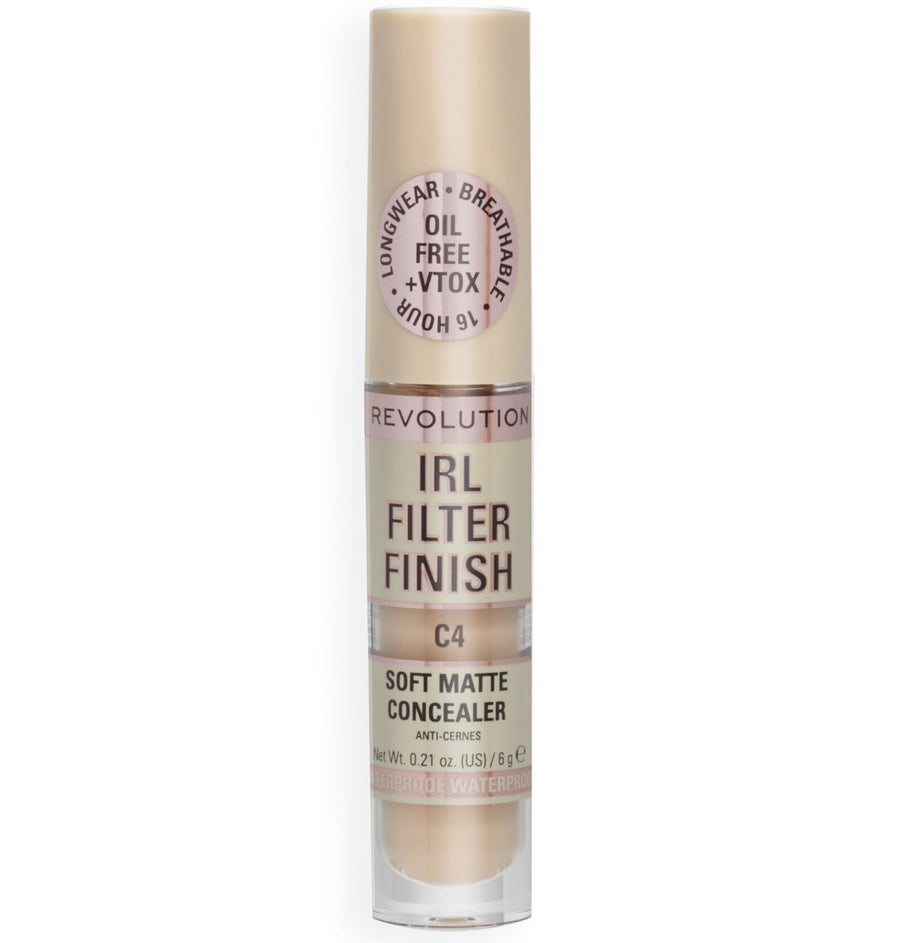 Makeup Revolution IRL Filter Finish Creme-Concealer C4, 6 g