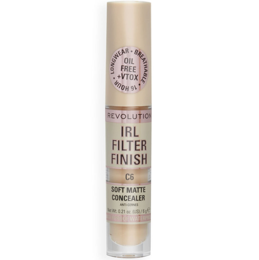 Makeup Revolution Makeup Revolution, IRL Filter Finish, Dunkle Flecken abdecken, Creme Concealer, C6, 6 g Regular