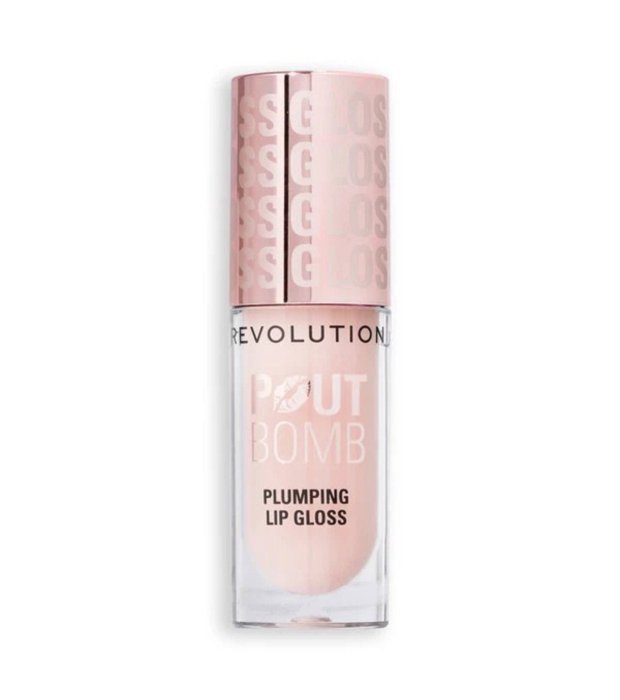 Makeup Revolution Makeup Revolution, Pout Bomb, Vegan, Auffüllen, Lipgloss, Milky Sheer Holo, 4.6 ml Regular