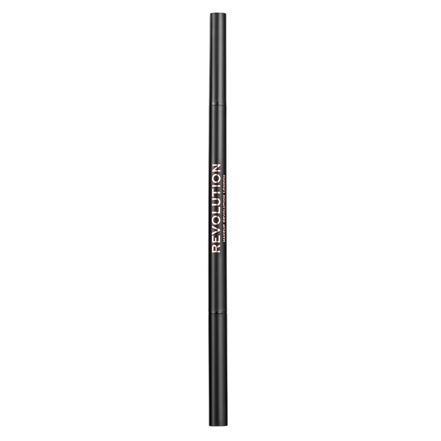 Makeup Revolution, Precise Brow, Vegan, Matt, Einziehbar, Augenbrauencreme-Stift & Bürste 2-in-1, Warmes Braun, 0.05 g