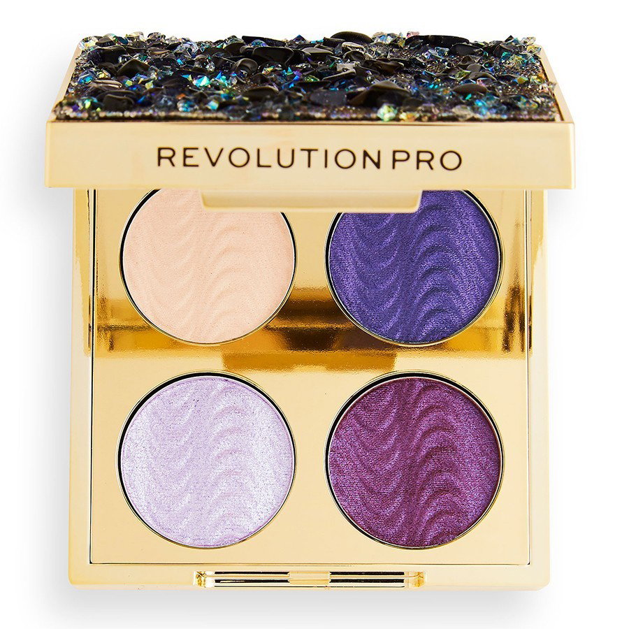 Makeup Revolution Pro Ultimate Lidschattenpalette Hidden Jewels mit vier Lidschatten