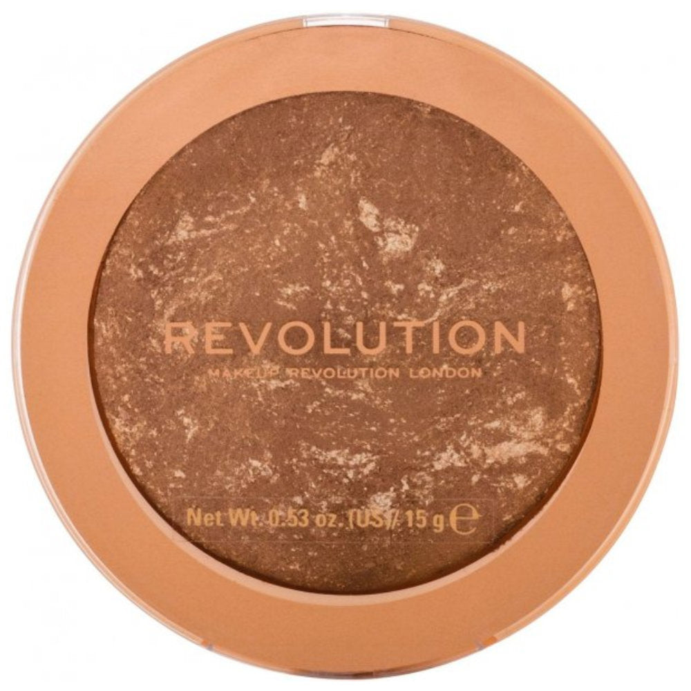 Makeup Revolution, Reloaded, Bronzer Kompaktpuder, Machen Sie Urlaub, 15 g