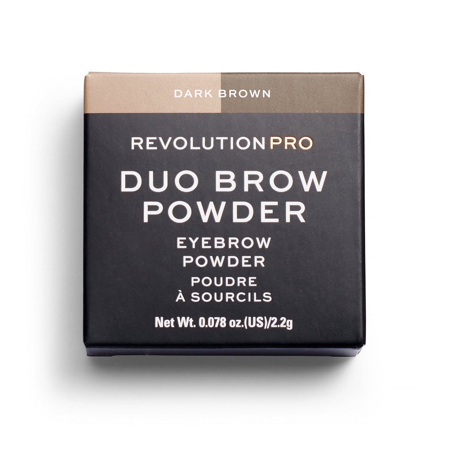 Makeup Revolution Makeup Revolution, REVOLUTION PRO, Vegan, Augenbrauenpuder, Dunkelbraun, 2.2 g Regular