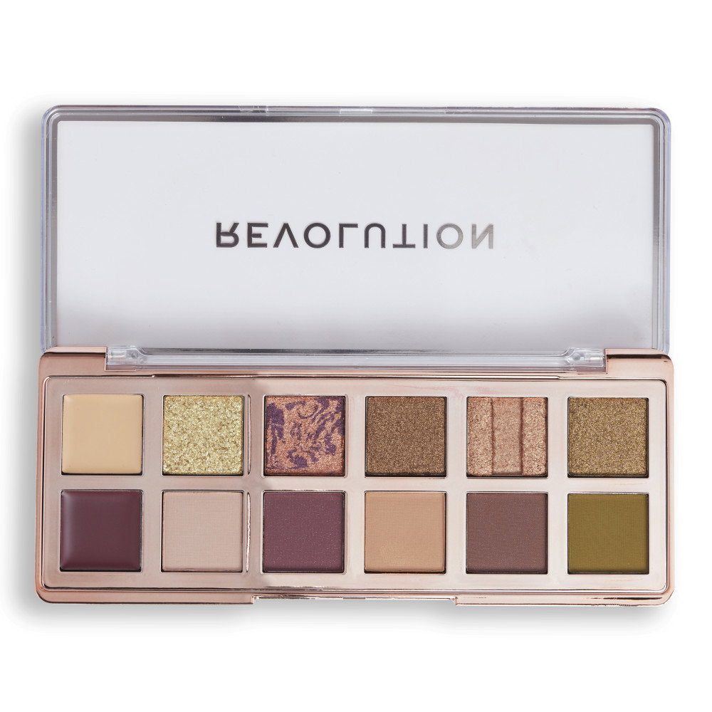 Makeup Revolution Makeup Revolution, The Eternal Icon Green, Lidschattenpalette, 12 Schattierungen, 8 g Regular