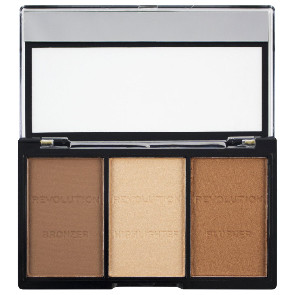 Makeup Revolution, Ultra Sculpt & Contour, Konturpalette, C04 Ultraleicht/Mittel, 3 Schattierungen, 11 g