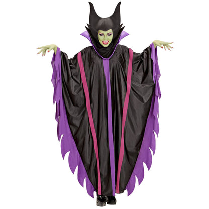 "MALEFIZIA" (Kleid mit Kragen, Hut) – Vorderansicht