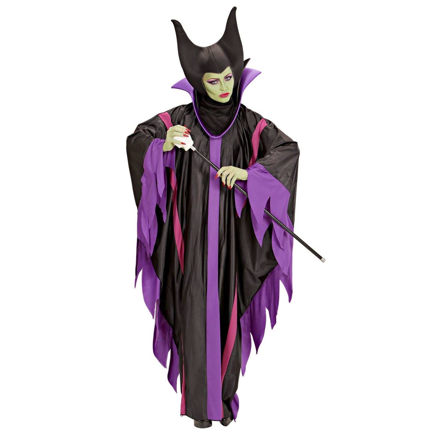 "MALEFIZIA" (Kleid mit Kragen, Hut) – Detailansicht