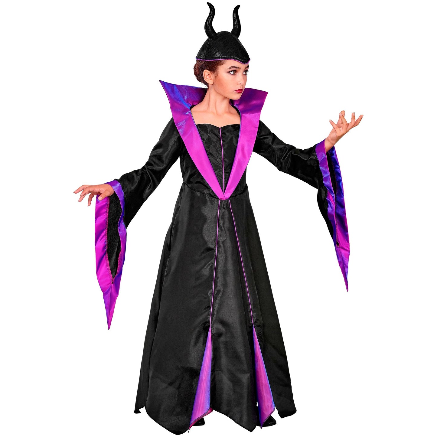 "MALEFIZIA" (Kleid mit Unterrock & Reifrock, Kopfschmuck) – Ansicht 4