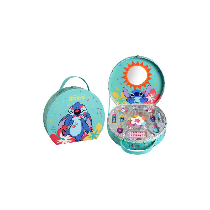 DISNEY DISNEY Air-Val Stich runder Make-up Koffer Maletin Kosmetiktasche