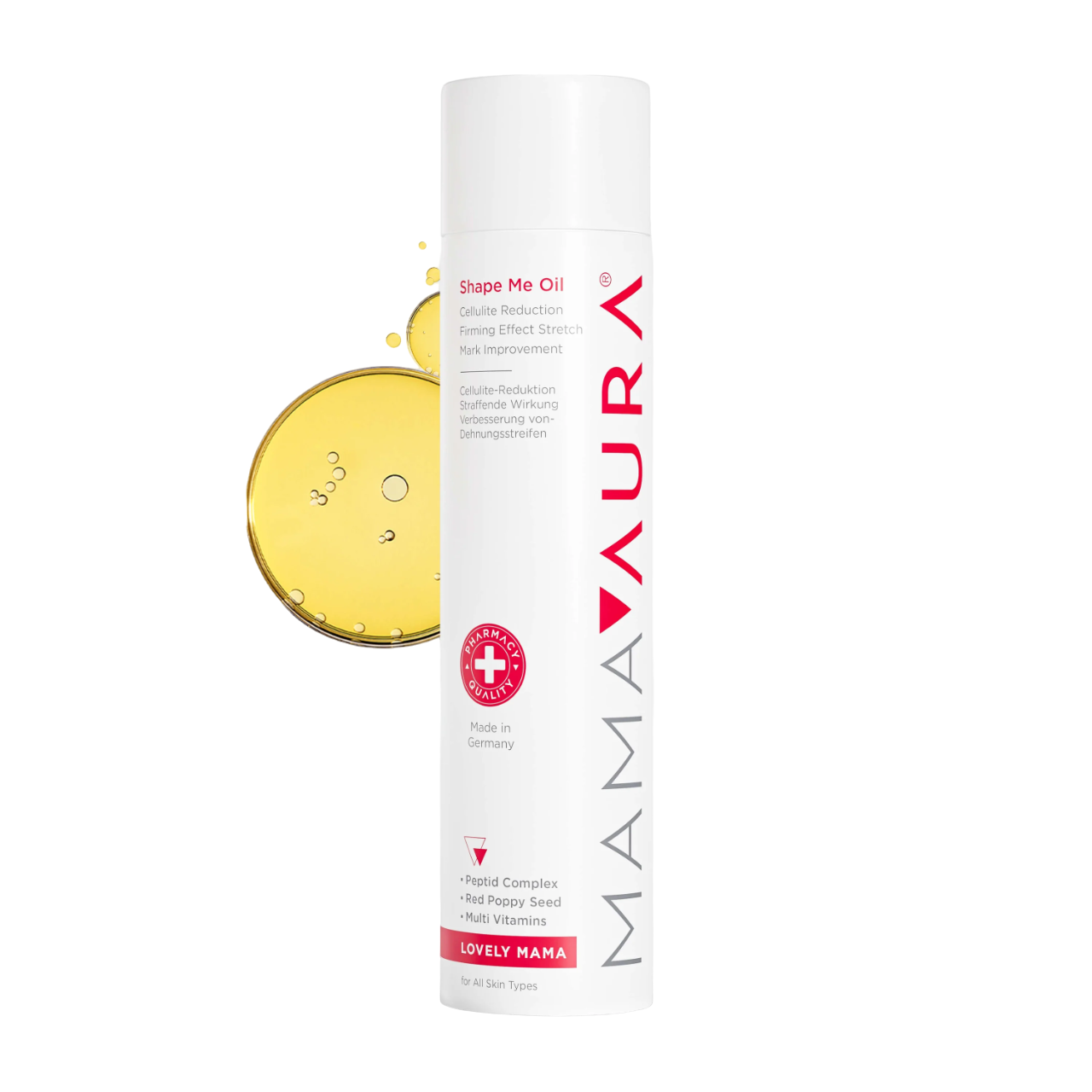 Mamaaura, Shape Me, Anti-Cellulite, Körperöl, 150 ml