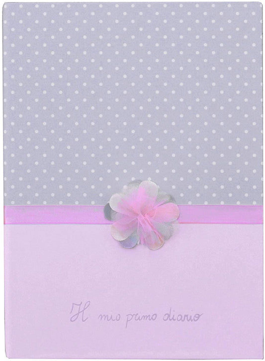 MAMAMOUR - Diario baby 6 anni - rosa - con ciondolo d'argento 925/Baby diary 6 years - pink - with sterling silver 925 pendant 104CZ18 Schmuck Silber Silver 925° -