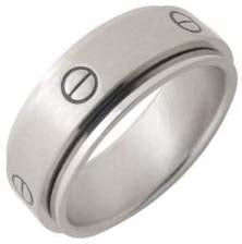 MANUEL ZED Mod. SCRATCH - Size 14 ***SPECIAL PRICE*** G2045_000014 Schmuck Edelstahl