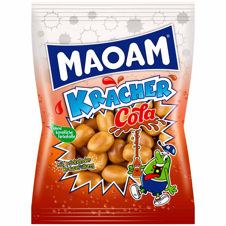 Maoam Kracher Cola Kaubonbons mit Brausepulverfüllung 200 g