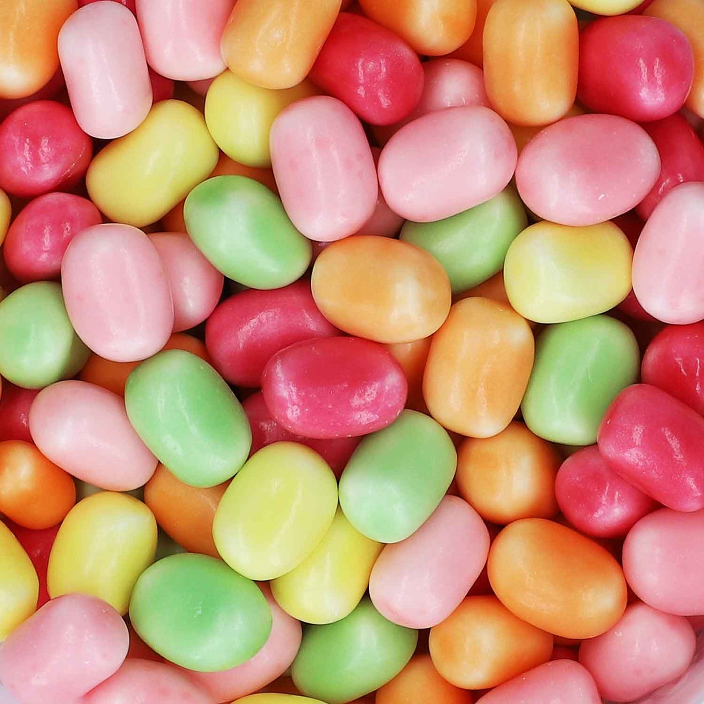 Tüte mit 265 Maoam Kracher Frucht Kaubonbons in bunten Farben und Sprudelfüllung