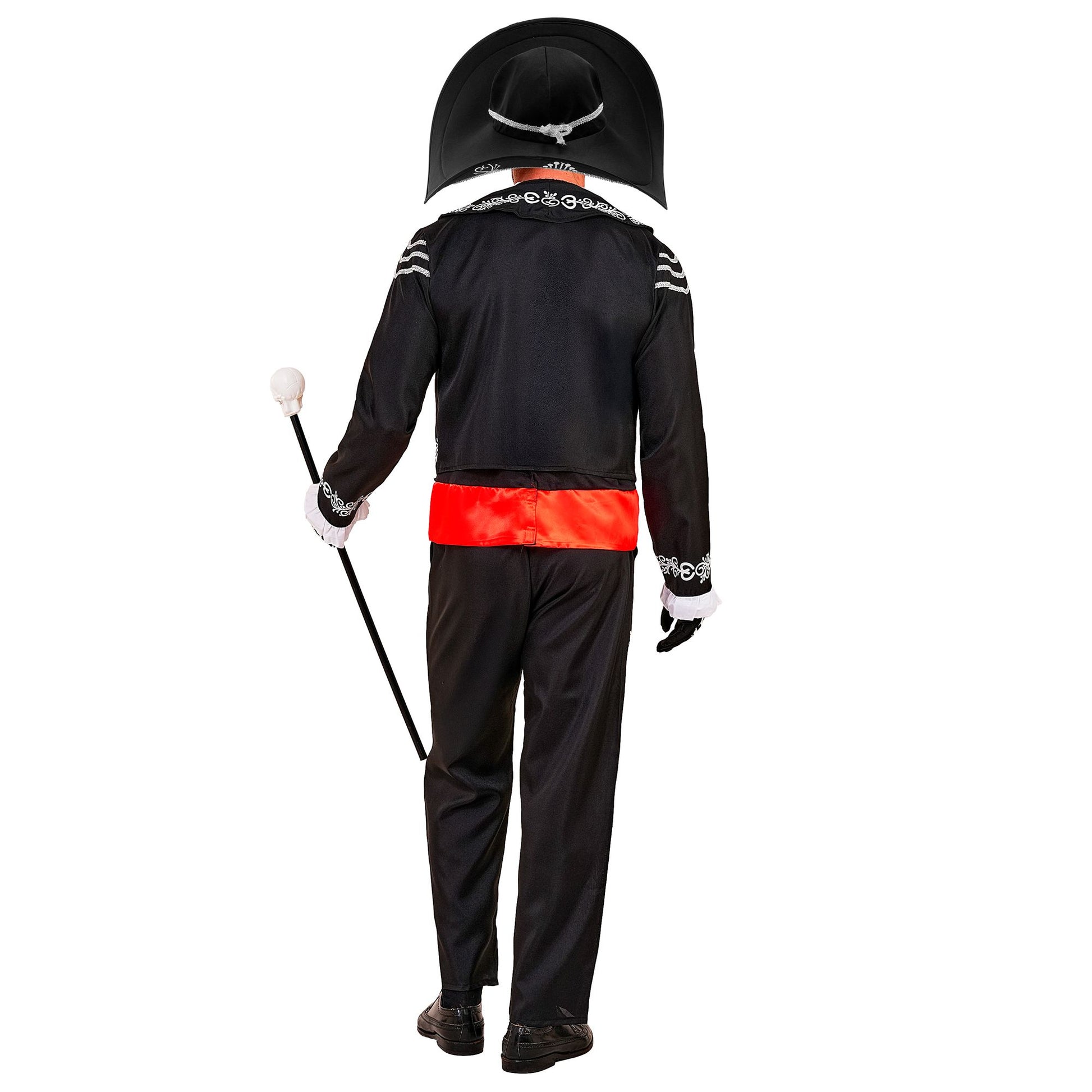 "MARIACHI DIA DE LOS MUERTOS" (Jacke, Hemd mit Weste und Fliege, Hose, Sombrero) – Ansicht 7