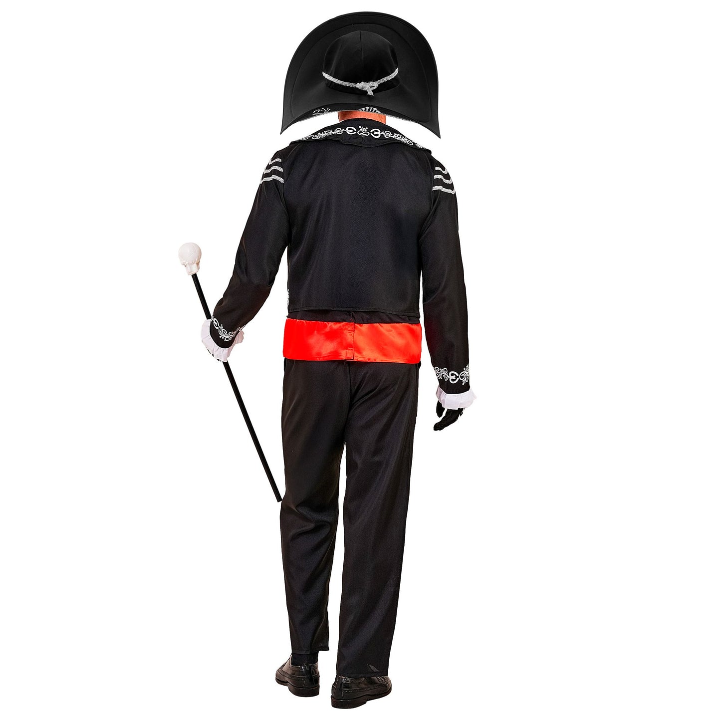 "MARIACHI DIA DE LOS MUERTOS" (Jacke, Hemd mit Weste und Fliege, Hose, Sombrero) – Ansicht 8