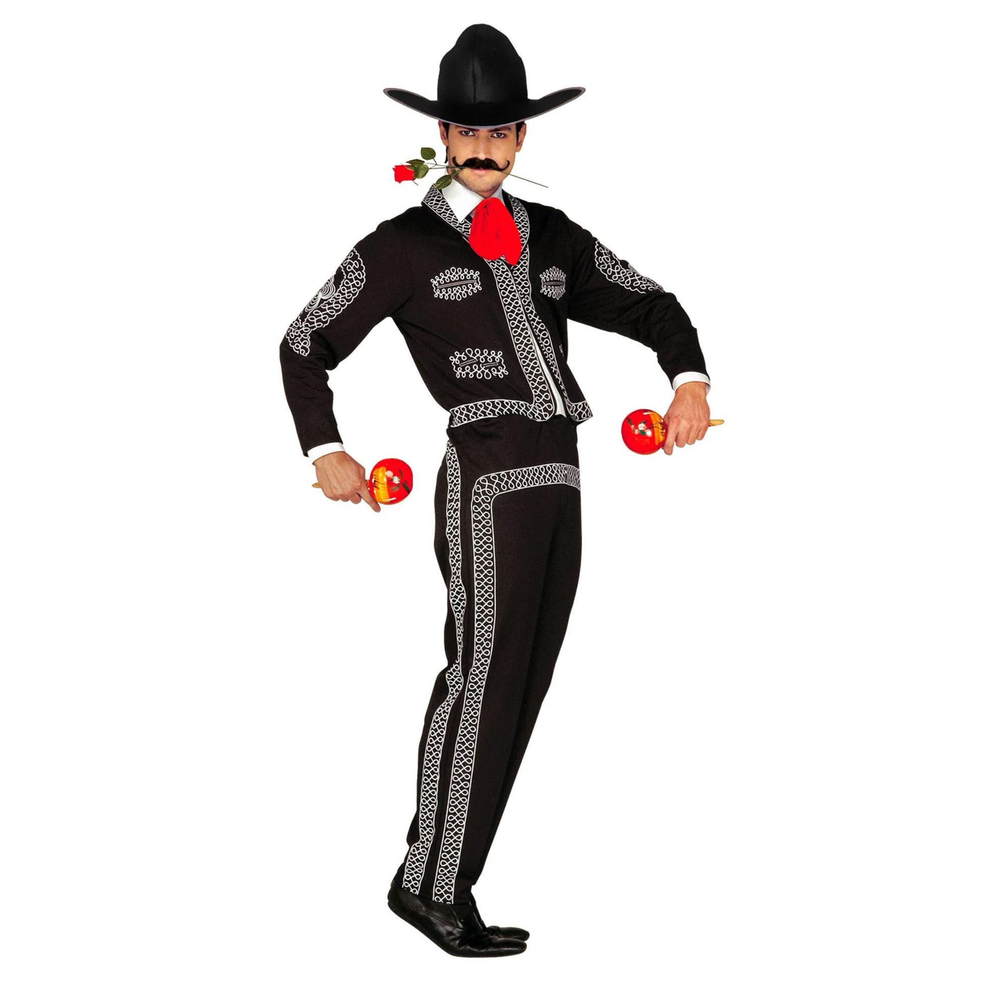 "MARIACHI" (Jacke, Hose, Hut,Krawatte) – Vorderansicht