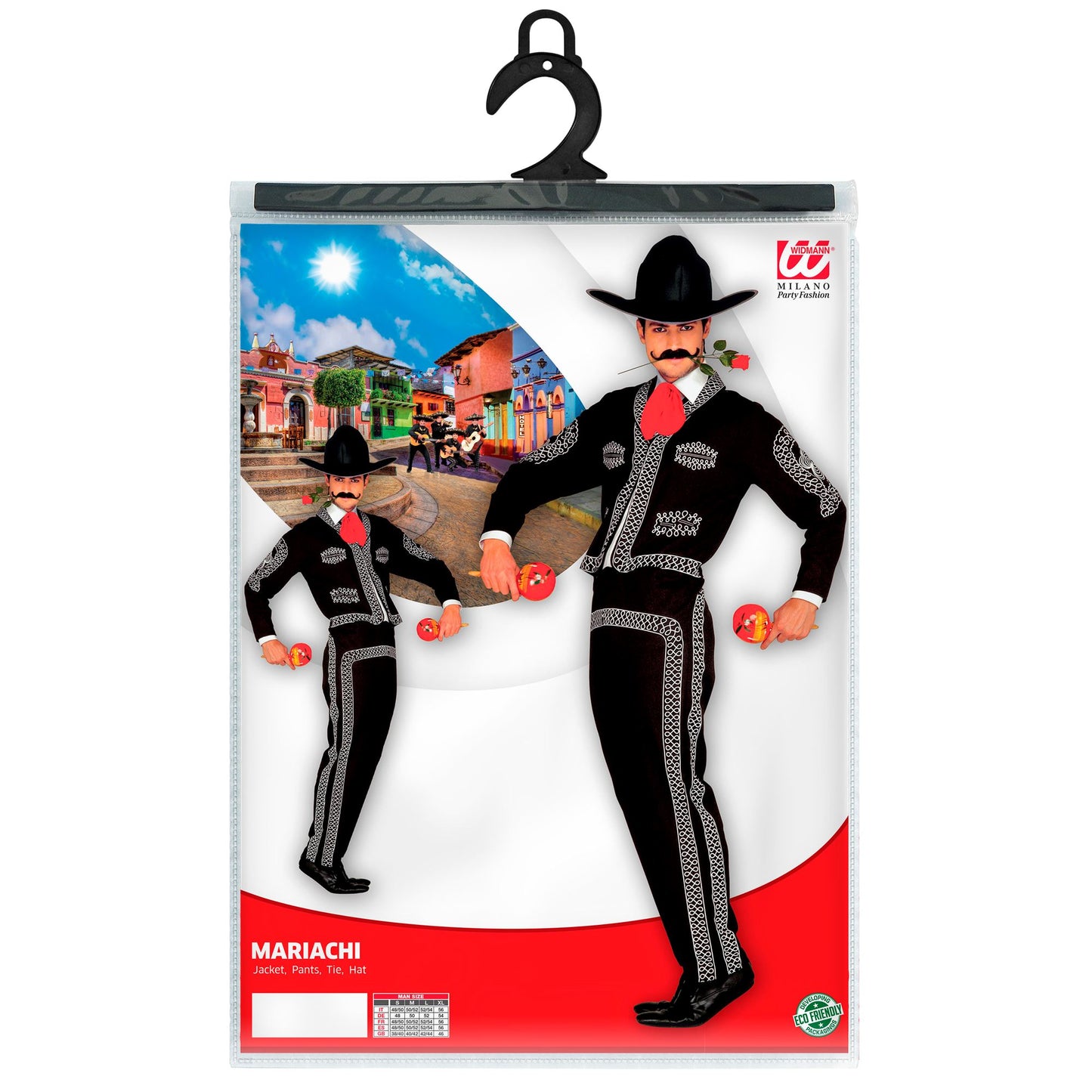"MARIACHI" (Jacke, Hose, Hut,Krawatte) – Detailansicht