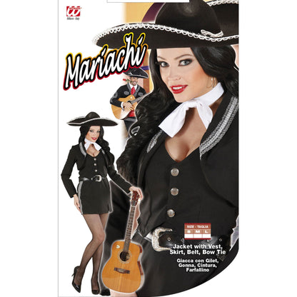 "MARIACHI" (Jacke mit Weste, Rock, Gürtel, Fliege) – Detailansicht