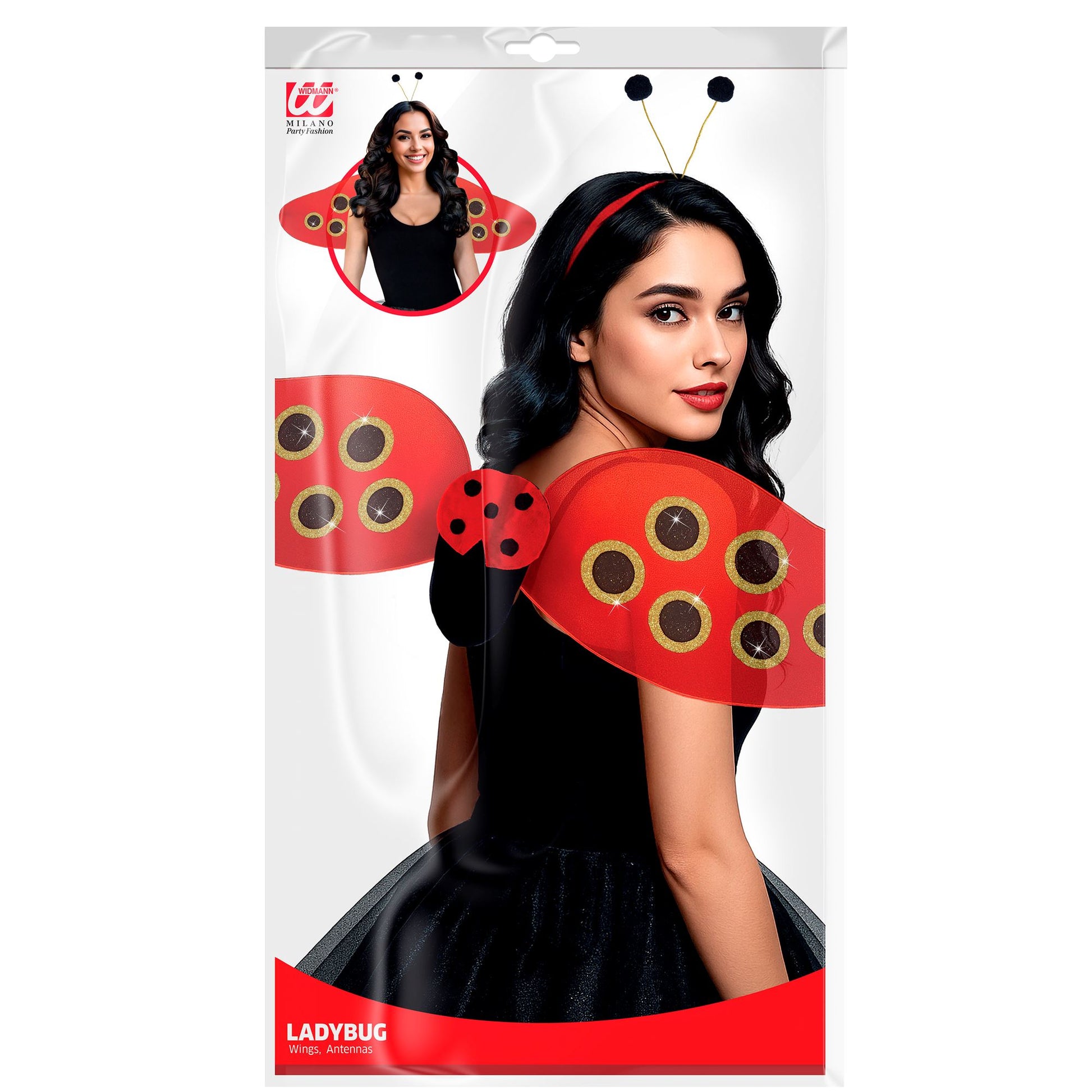 "MARIENKÄFER" Dress- Up- Set (Flügel, Antennen) – Detailansicht