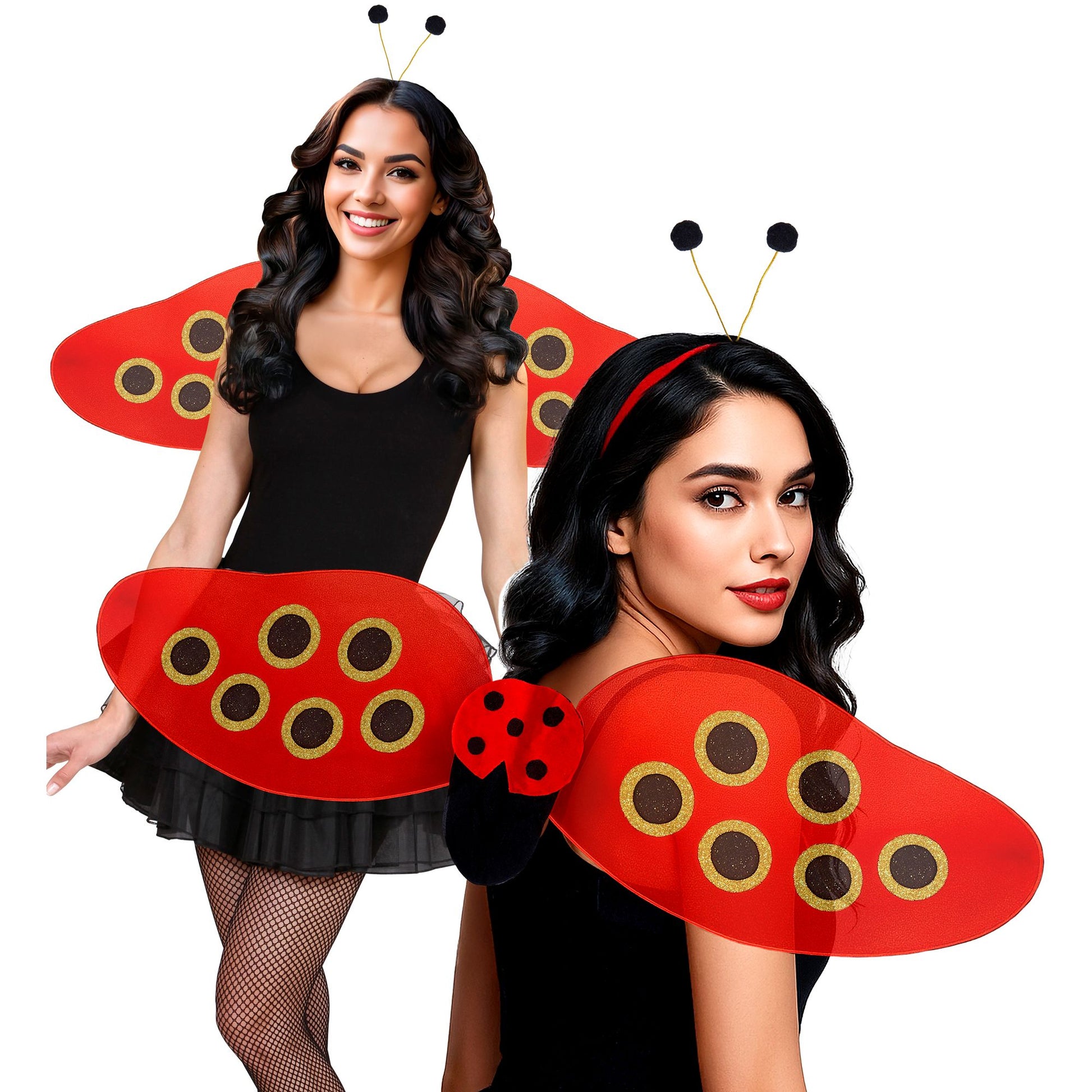 "MARIENKÄFER" Dress- Up- Set (Flügel, Antennen) – Ansicht 3